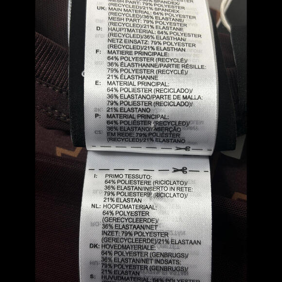 NWT IVY Park Adidas Women's Sz S Mesh Monogram Cropped Top (1603) - Picture 7 of 7